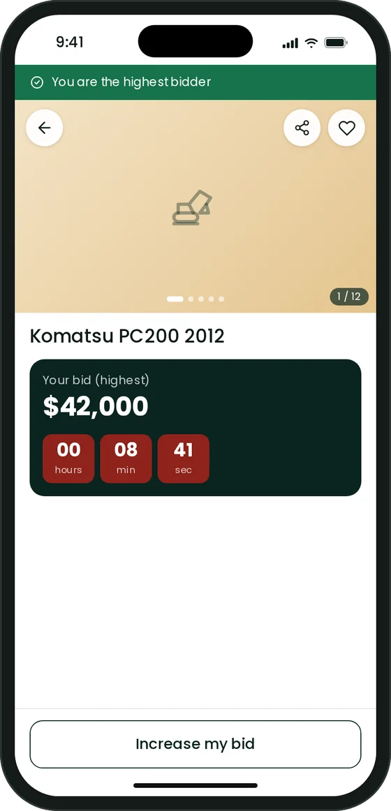 Bid in auctions