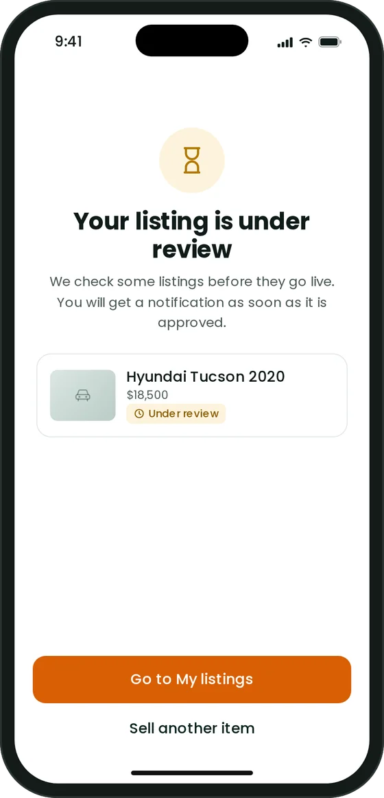 Listing submitted for review